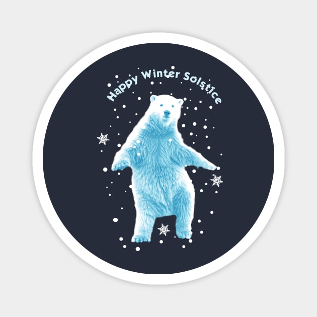 Happy Winter Solstice Magnet by emma17